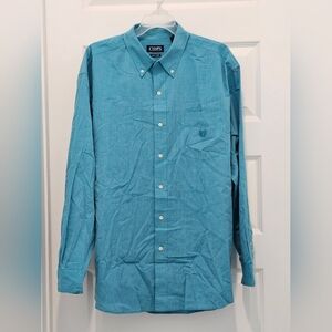 Chaps Easy Care Long Sleeve Button-Down Shirt, EUC, Size 2XB